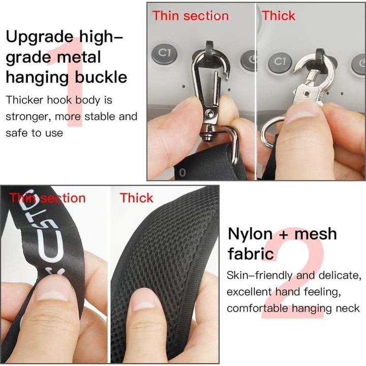 RCSTQ Thin Anti-lost Anti-fall Neck Strap Holder Lanyard for DJI FPV Remote Control