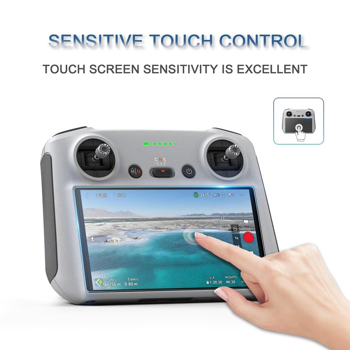 STARTRC 2 PCS 9H 2.5D Tempered Glass Film for DJI Mini 3 Pro Remote Control / RC / RC 2