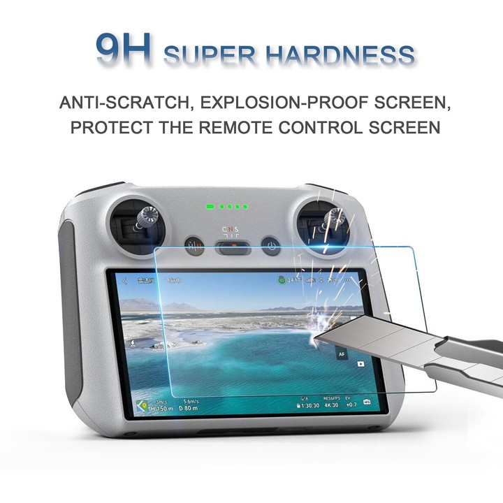 STARTRC 2 PCS 9H 2.5D Tempered Glass Film for DJI Mini 3 Pro Remote Control / RC / RC 2