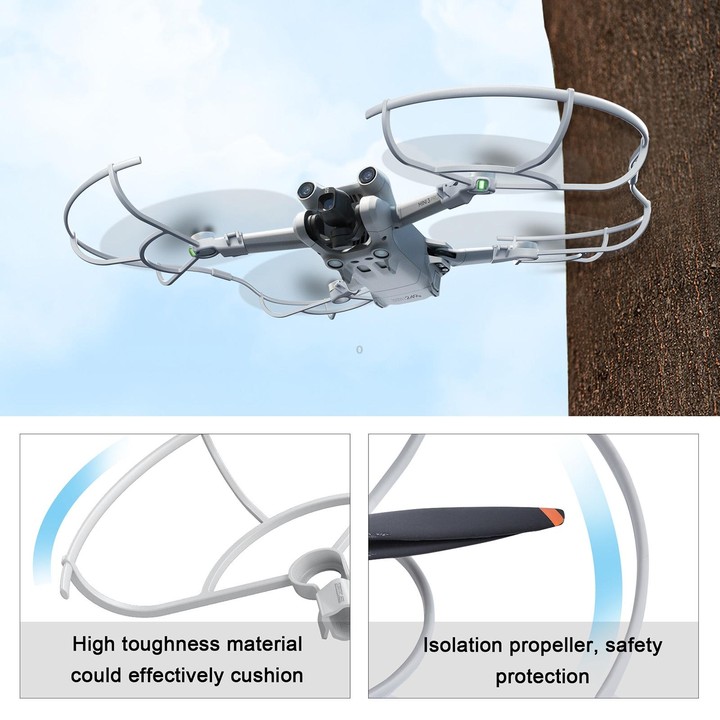 STARTRC Drone Propeller Protective Guard Anti-collision Ring for DJI Mini 3 Pro (Grey)