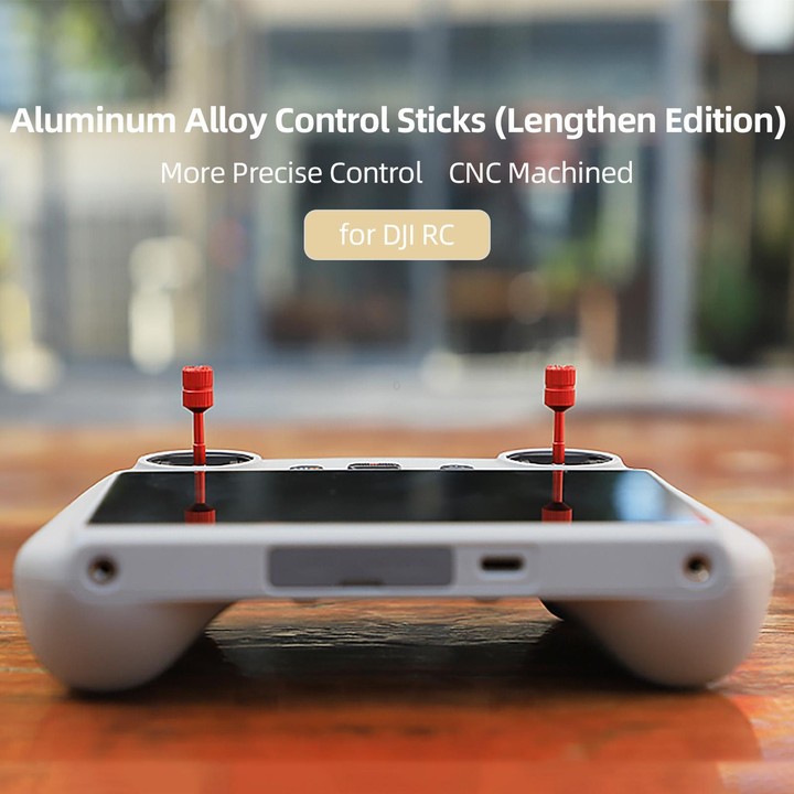 Sunnylife Remote Control Extension Joystick for DJI Mini 3 Pro RC (Red)