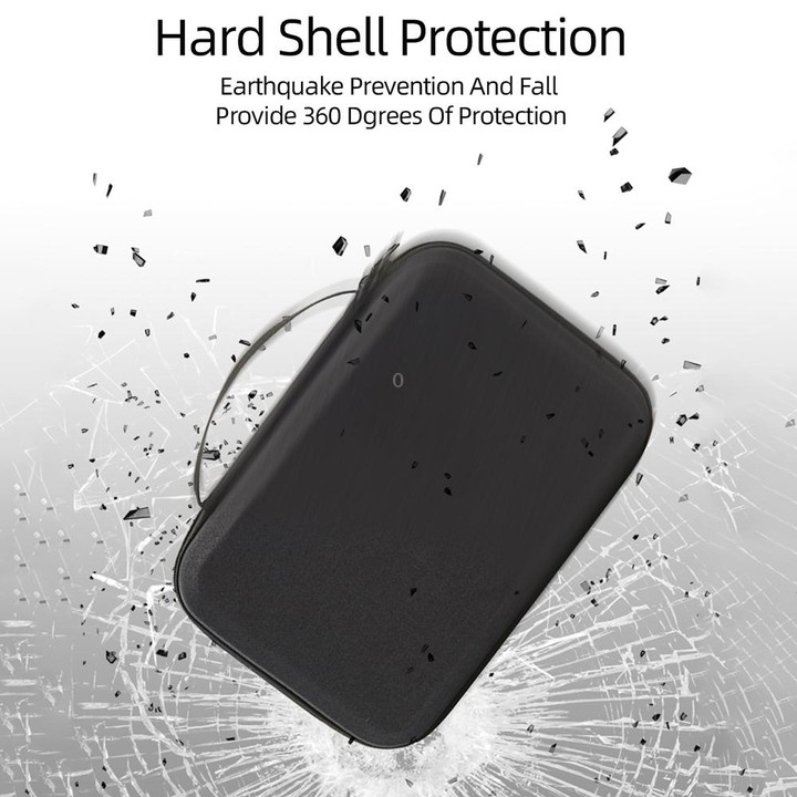 For DJI Osmo Action 3 Carrying Storage Case Bag,Size: 21.5 x 29.5 x 10cm(Black)