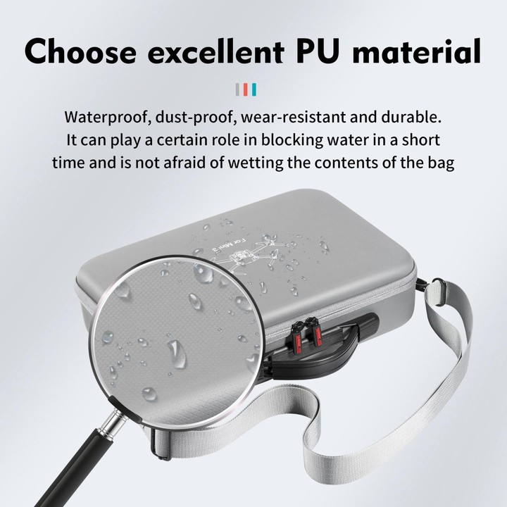 For DJI Mini 3 / RC with Screen STARTRC Shoulder Storage Bag Handbag (Grey)