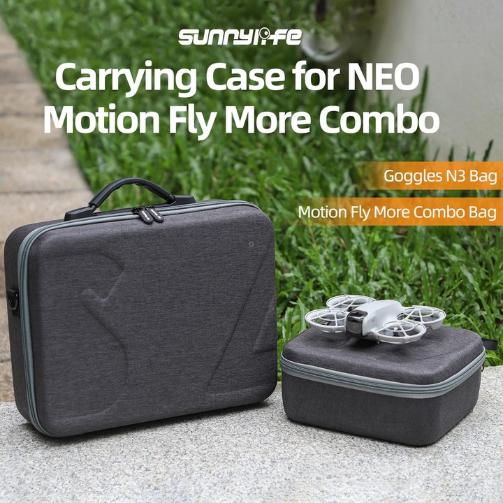 For DJI Neo Sunnylife Handheld Storage Bag (Black)