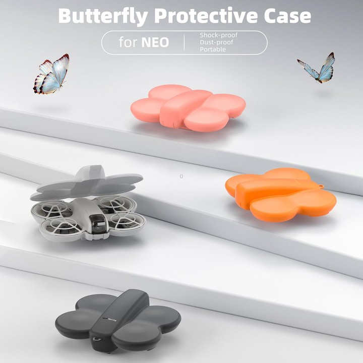 For DJI Neo Sunnylife Butterfly Storage Box Anti-collision Anti-scratch Protection Case (Grey)