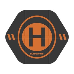 Sunnylife Drone Landing Pad 35cm Fast-Fold Double-Sided Leather Waterproof Helipad for DJI Neo / Avata 1 / 2 / Mini Series (Yell