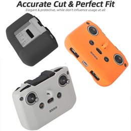 For DJI Neo / Mini 4 Pro / RC-N3 / RC-N2 / RC-N1 Sunnylife Controller Protective Cover Silicone Case with Neck Strap (Black)