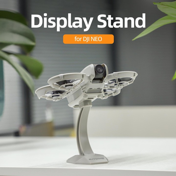 For DJI Neo Sunnylife Desktop Display Stand Drone Mount Exhibition Base Bracket (Grey)