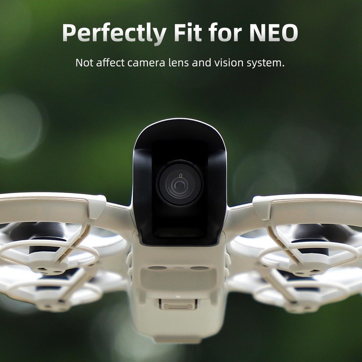 For DJI Neo Sunnylife Lens Hood Anti-glare Lens Cover Sunhood Gimbal Protective Cap (Black)