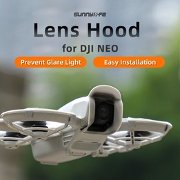 For DJI Neo Sunnylife Lens Hood Anti-glare Lens Cover Sunhood Gimbal Protective Cap (Grey)