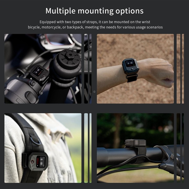 For DJI Osmo Action 6 / 5 Pro / 4 STARTRC GPS Bluetooth Remote Control (Black)