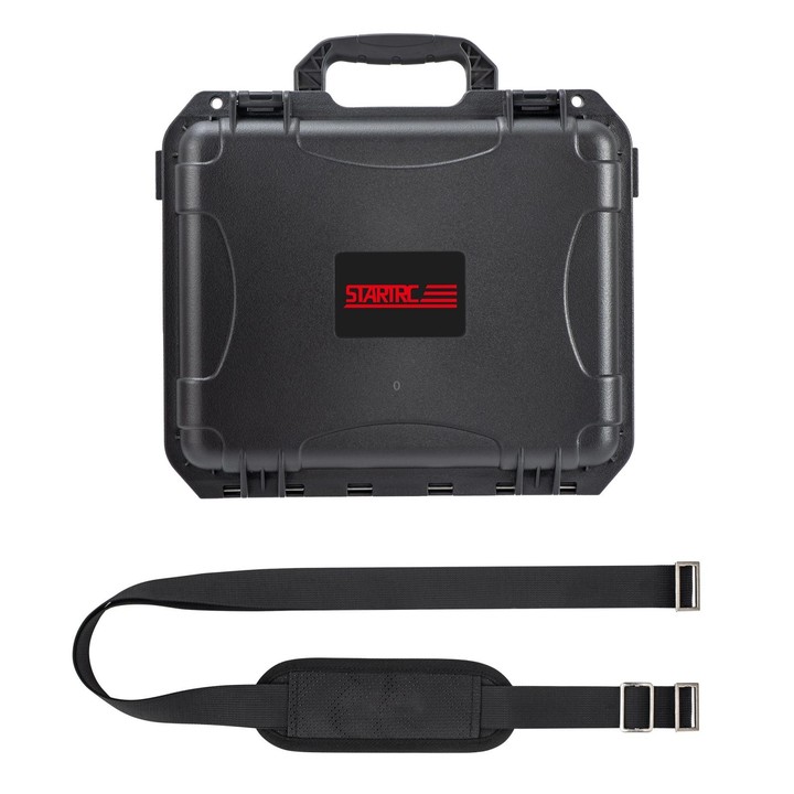 For DJI Osmo Action 5 Pro STARTRC Waterproof EVA ABS Dual-layer Suitcase Storage Box (Black)