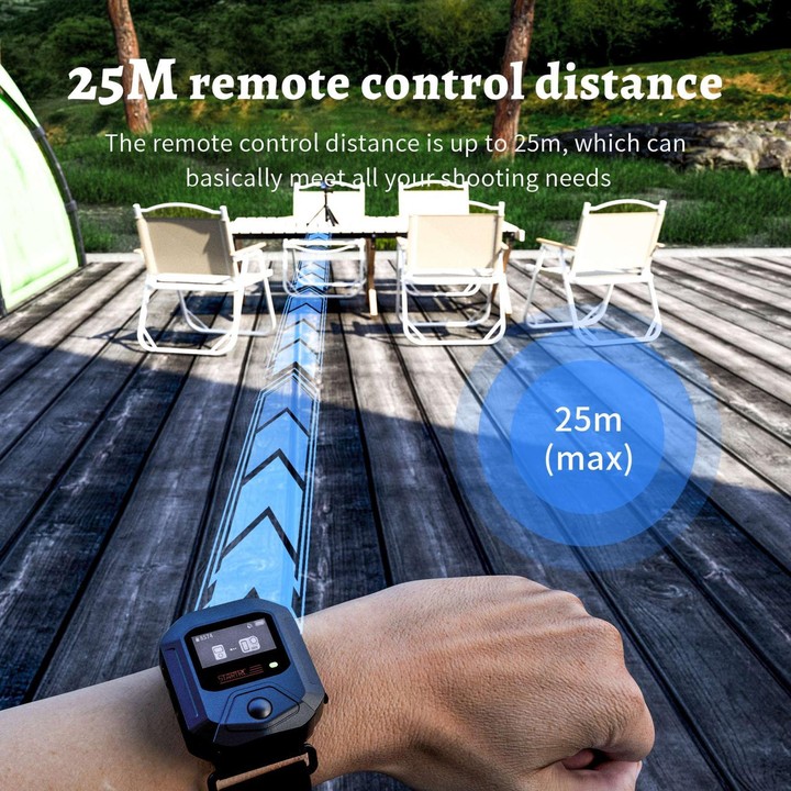 STARTRC GPS Bluetooth Remote Control For Insta360 X4 Series / Ace Pro Series / GO 3S Series (Black)