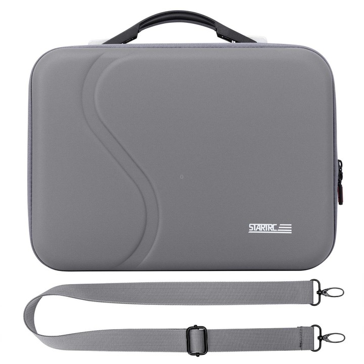 For DJI Neo 2 STARTRC Motion Sensing Combo Shoulder PU Storage Bag Handbag (Grey)