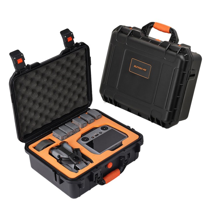 For DJI Mini 5 Pro Sunnylife Safety Hard Travel Bag Large Capacity Waterproof Shock-proof Box (Black)
