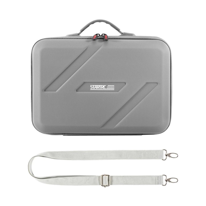 For DJI Mini 5 Pro STARTRC Shoulder PU Storage Bag Handbag (Grey)