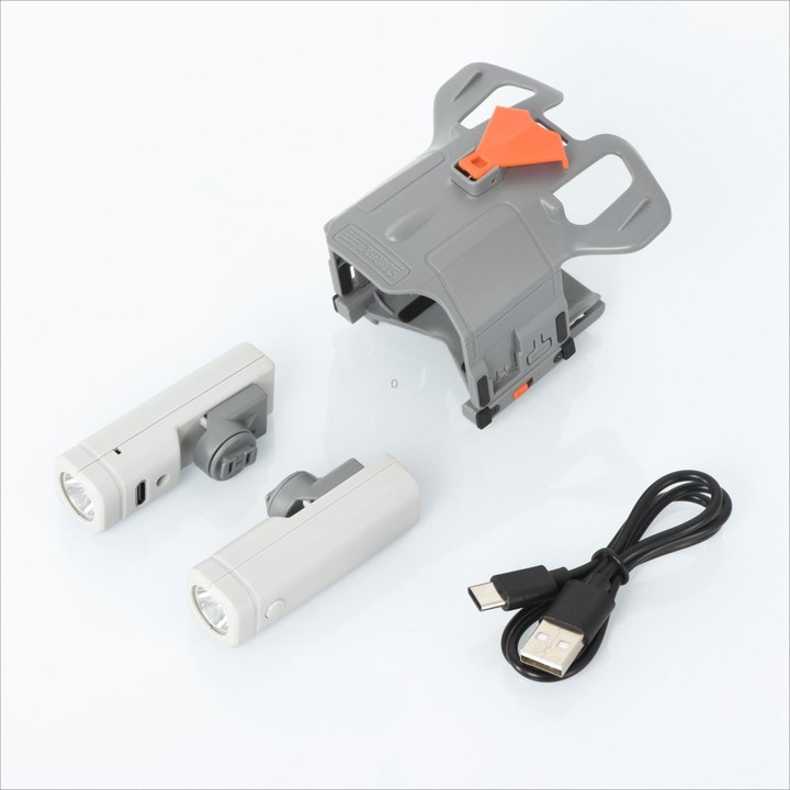 For DJI Mini 5 Pro STARTRC Night Navigation Searchlight LED Flashlight Rechargeable Refill Lighting Signal Light (Grey)