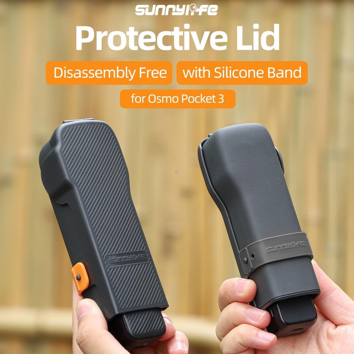 For DJI Osmo Pocket 3 Sunnylife Storage Box Protective Case Cover (Black)