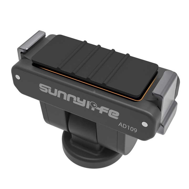 For DJI Osmo 360 Sunnylife Dual-Direction Magnetic Quick Release Adapter Mount (Black)
