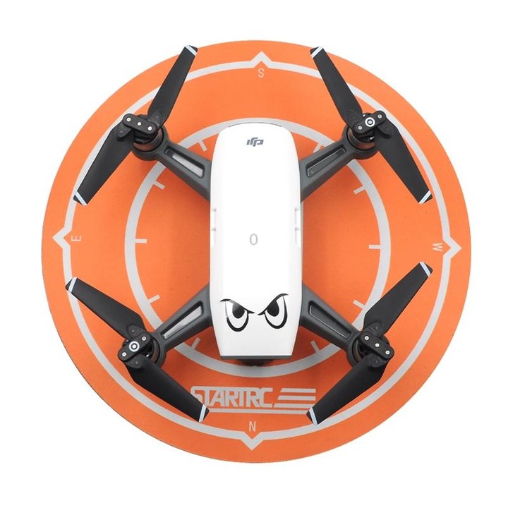 STARTRC RC Drone Quadcopter Portable Parking Apron Fast-fold Landing Parking Pad for DJI Mavic Mini / Air 2 / Shark, Diameter: 2
