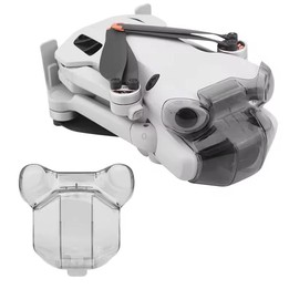 For DJI Mini 4 Pro BRDRC Lens Protective Cover Gimbal Cover (Transparent Black)