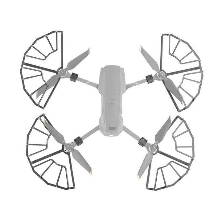 For DJI Mavic 2 Pro / 2 Zoom BRDRC Drone Propeller Surround Protective Guard Anti-collision Ring (Grey)
