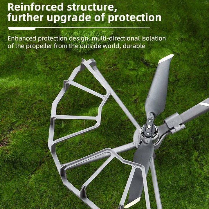For DJI Mavic 2 Pro / 2 Zoom BRDRC Drone Propeller Surround Protective Guard Anti-collision Ring (Grey)