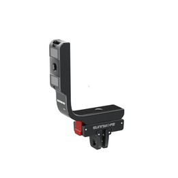 For DJI Osmo 360 Sunnylife Metal L-Type Vertical-Horizontal Mount with Magnetic Adapter Quick Release Mount Adapter Stand (Black