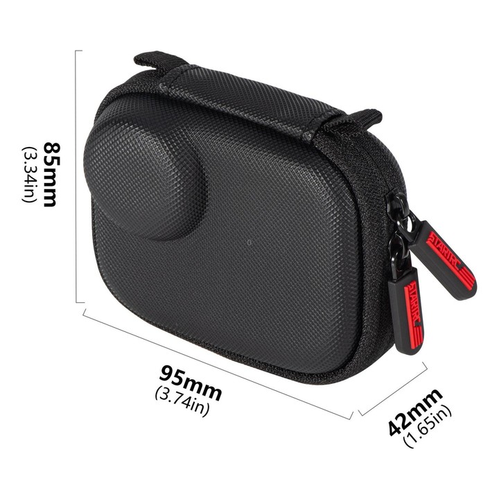 For DJI Osmo Nona STARTRC Camera PU Carry Box Storage Bag (Black)