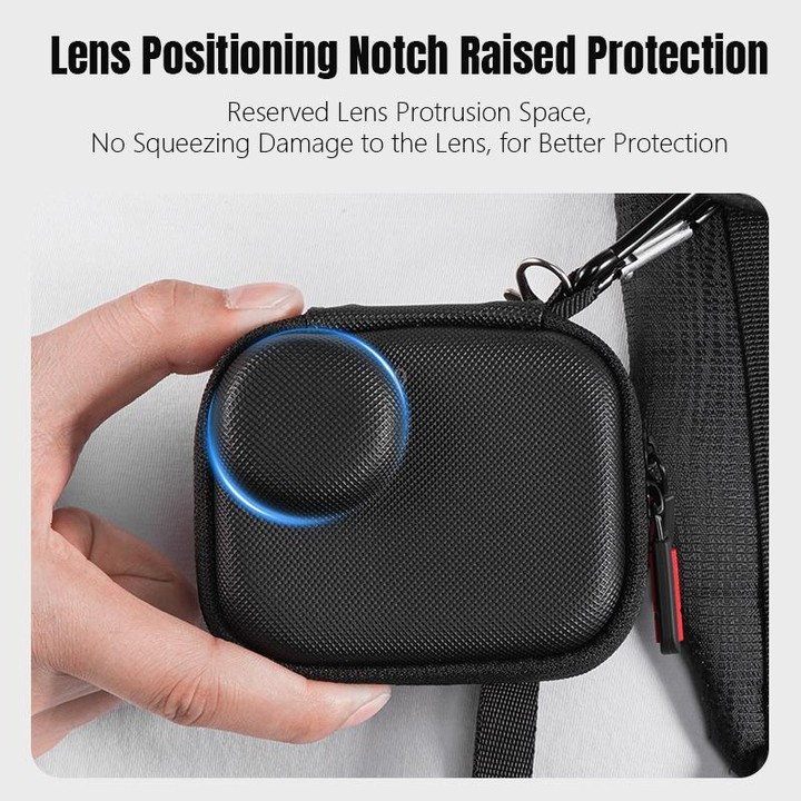 For DJI Osmo Nona STARTRC Camera PU Carry Box Storage Bag (Black)