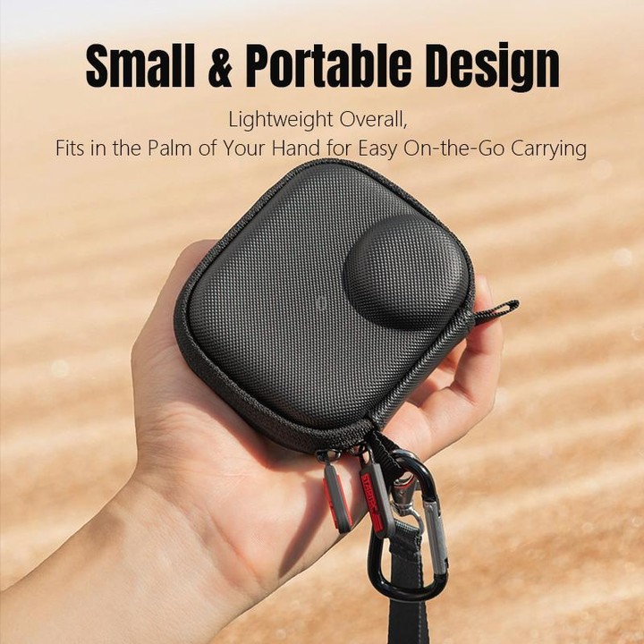 For DJI Osmo Nona STARTRC Camera PU Carry Box Storage Bag (Black)