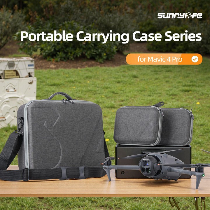 For DJI Mavic 4 Pro Sunnylife Drone Body Carrying Case Storage Bag (Grey)
