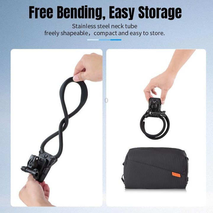 STARTRC Lazy Neck Bracket V3 POV View Mount with Chest Strap (Black)