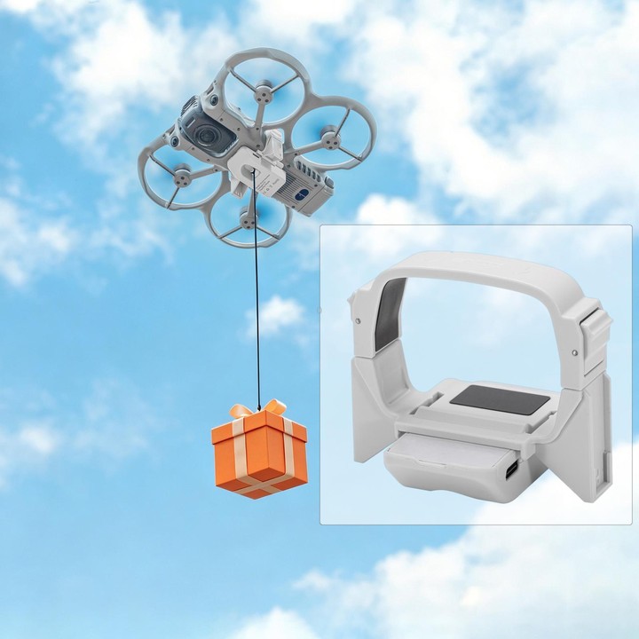 For DJI Avata 360 STARTRC Geomagnetic Air-Dropping System Thrower Parabolic (Grey)
