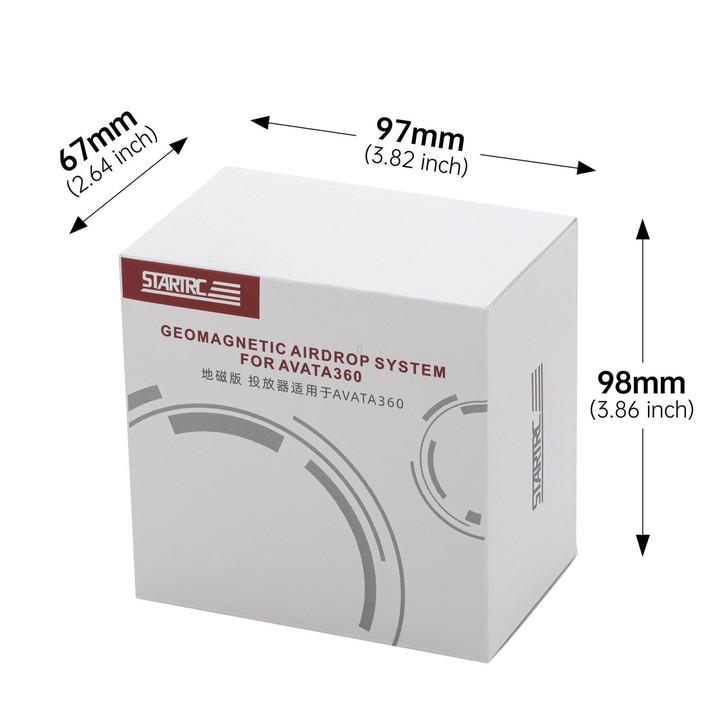For DJI Avata 360 STARTRC Geomagnetic Air-Dropping System Thrower Parabolic (Grey)