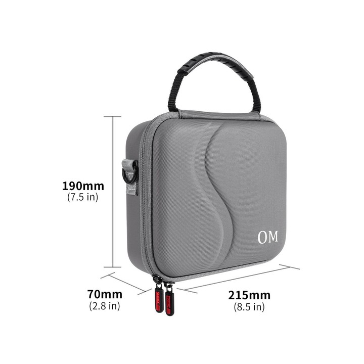 For DJI Osmo Mobile 7 / 7P / 8 STARTRC Portable Shockproof Waterproof PU Case Bag (Grey)