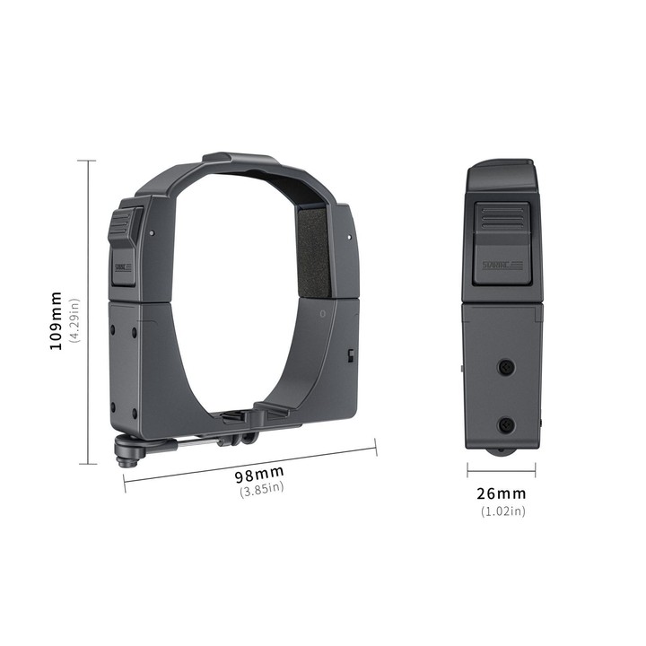 For DJI Mavic 4 Pro STARTRC Air-Dropping System Thrower Parabolic with Expansion Bracket (Black)