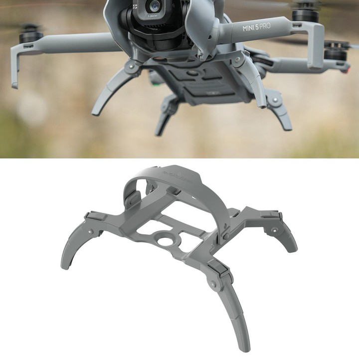 For DJI Mini 5 Pro Sunnylife Landing Gear Heightened Spider Gears Extensions Support Leg Protector (Grey)