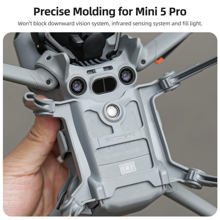For DJI Mini 5 Pro Sunnylife Landing Gear Heightened Spider Gears Extensions Support Leg Protector (Grey)
