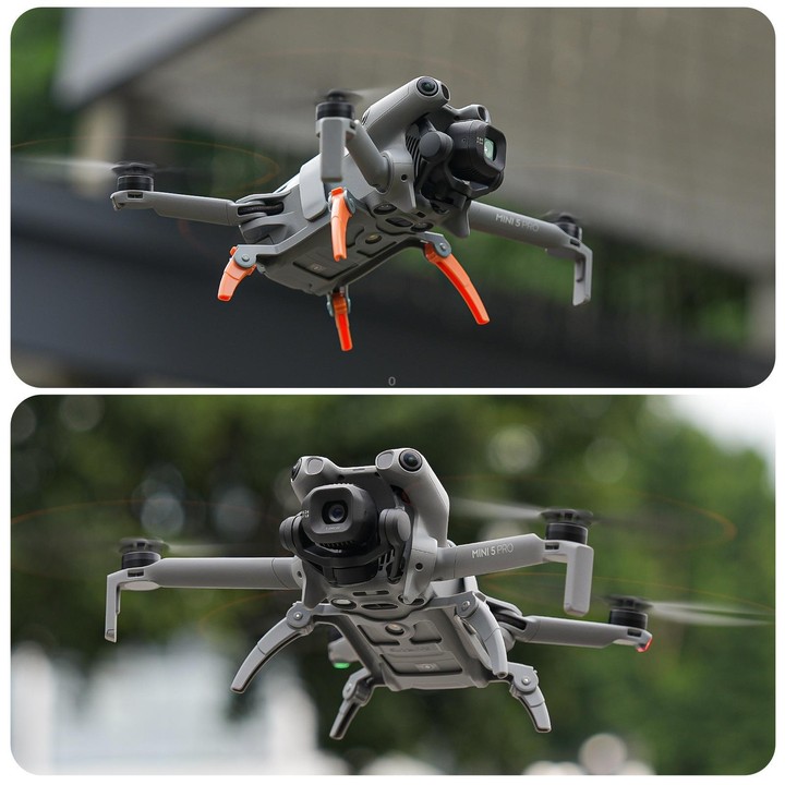 For DJI Mini 5 Pro Sunnylife Landing Gear Heightened Spider Gears Extensions Support Leg Protector (Grey)