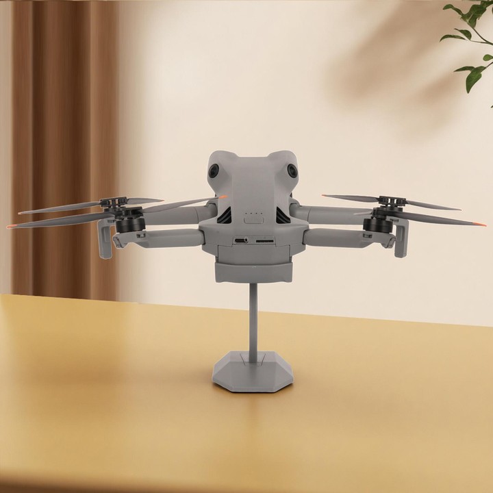 For DJI Mini 5 Pro / 4 Pro / 3 Pro Sunnylife Desktop Display Stand Drone Mount Exhibition Base Bracket (Grey)