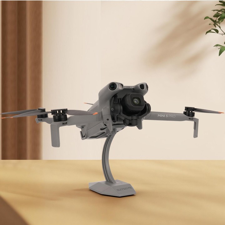 For DJI Mini 5 Pro / 4 Pro / 3 Pro Sunnylife Desktop Display Stand Drone Mount Exhibition Base Bracket (Grey)