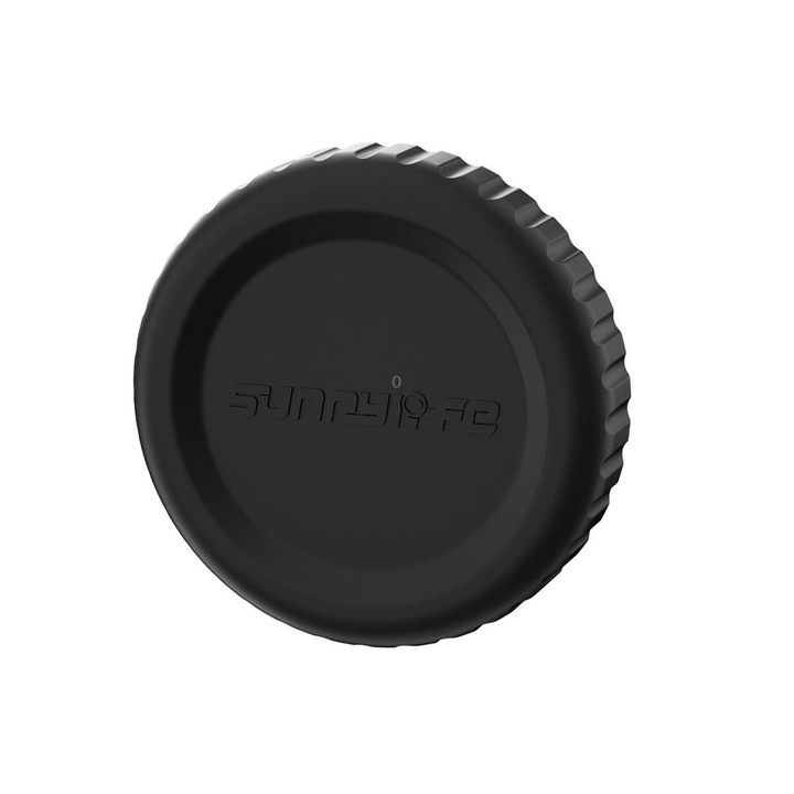 For DJI Osmo 360 Sunnylife Silicone Lens Cover Scratch-Proof Camera Cover Protector (Black)