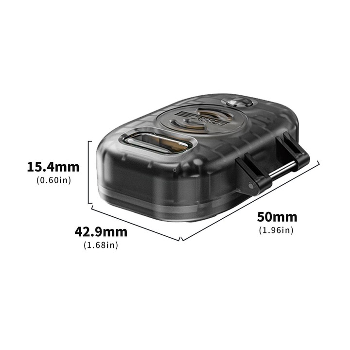 STARTRC Universal V2 Drone Alarm Tracker For DJI Avata Series / Mavic Series / Air Series / Mini Series (Black)