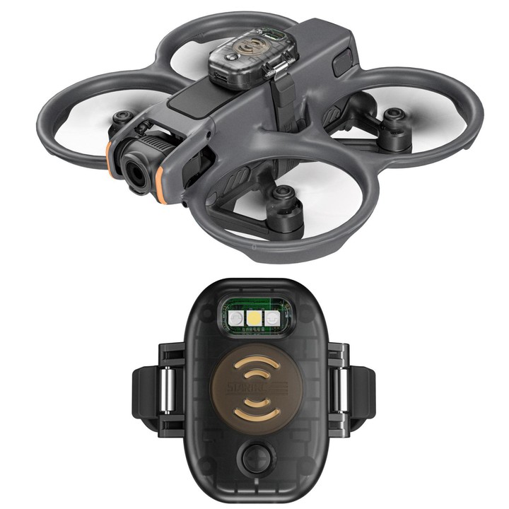 STARTRC Universal V2 Drone Alarm Tracker For DJI Avata Series / Mavic Series / Air Series / Mini Series (Black)