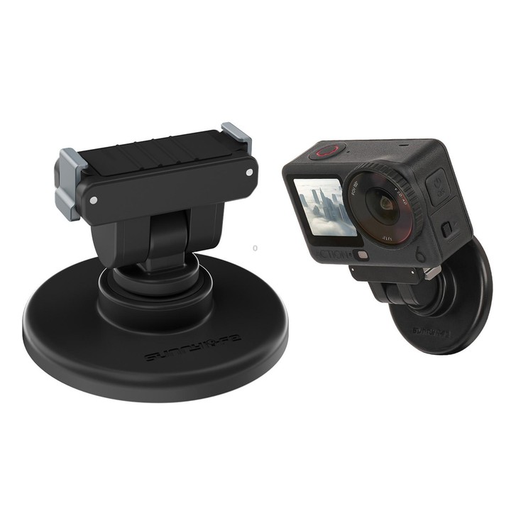 Sunnylife Quick-Release Dual-Direction Magnetic Base Mount 1/4 180 Tilt Adjustable Tabletop Base Bracket For DJI Osmo Nano / Act