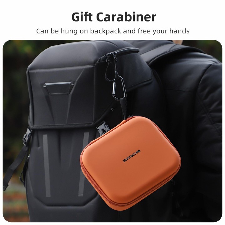 For DJI Neo 2 Sunnylife Portable Carrying Box Body Bag (Black)