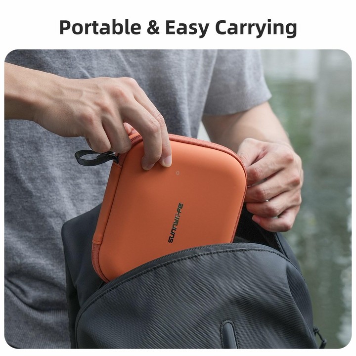 For DJI Neo 2 Sunnylife Portable Carrying Box Body Bag (Black)