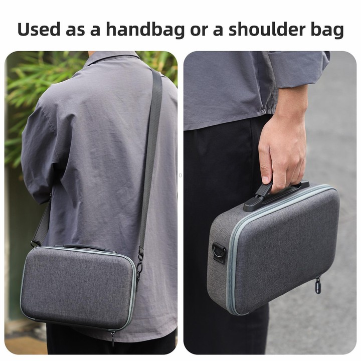 For DJI Neo 2 Sunnylife Portable Carrying Box Shoulder Bag Fly More Combo Bag (Grey)