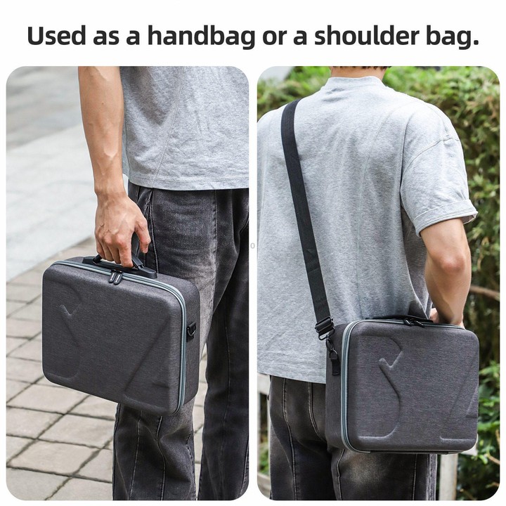 For DJI Neo 2 Sunnylife Portable Carrying Box Shoulder Bag Motion Fly More Combo Bag (Grey)